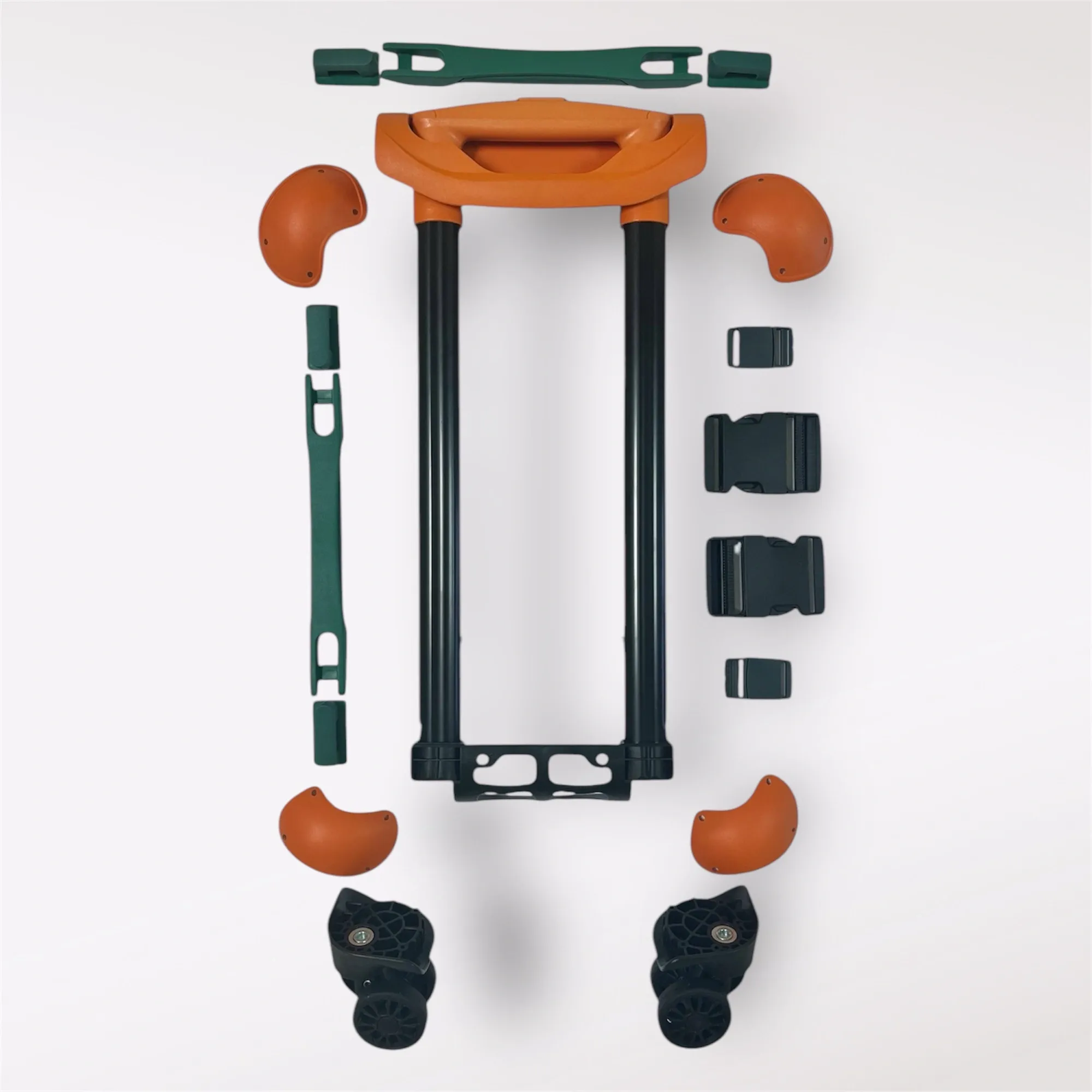 Individual suitcase components