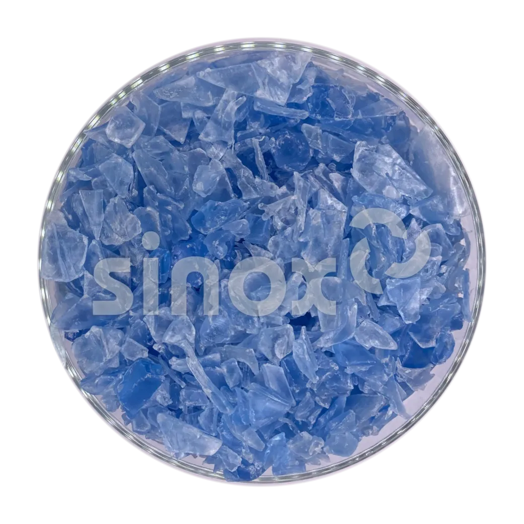 PET Mahlgut Transparent-Blau – 120225
